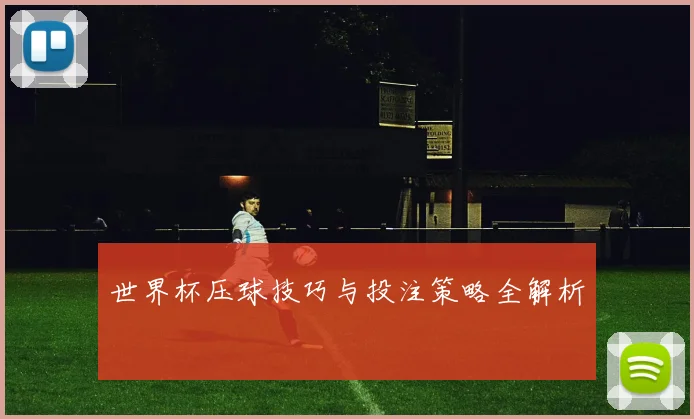 世界杯压球技巧与投注策略全解析